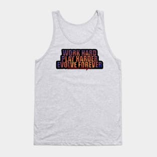 Evolve Forever LavaFire Violet Blaze Tank Top